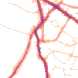 Daytime road noise heatmap for HP6 5AZ