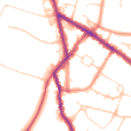Daytime road noise heatmap for HP6 5BT