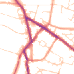 Daytime road noise heatmap for HP6 5DR