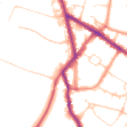 Daytime road noise heatmap for HP6 5ET
