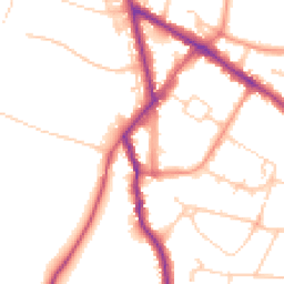 Daytime road noise heatmap for HP6 5FE