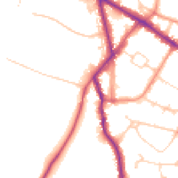Daytime road noise heatmap for HP6 5HB