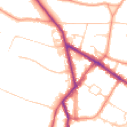 Daytime road noise heatmap for HP6 5HH