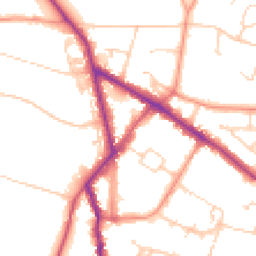 Daytime road noise heatmap for HP6 5HP