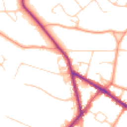 Daytime road noise heatmap for HP6 5JG