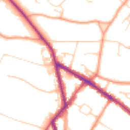 Daytime road noise heatmap for HP6 5JJ
