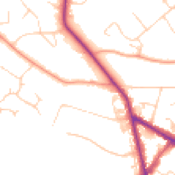 Daytime road noise heatmap for HP6 5QB