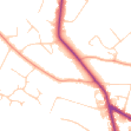 Daytime road noise heatmap for HP6 5QD