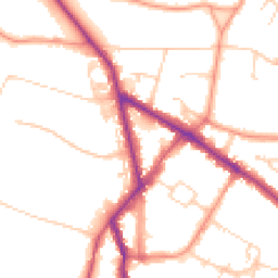 Daytime road noise heatmap for HP6 5UL