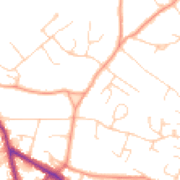 Daytime road noise heatmap for HP6 6BN