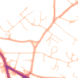 Daytime road noise heatmap for HP6 6BS