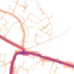 Daytime road noise heatmap for HP6 6FH