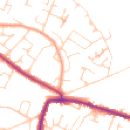 Daytime road noise heatmap for HP6 6JB