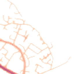 Daytime road noise heatmap for HP6 6LW