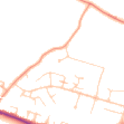 Daytime road noise heatmap for HP6 6PJ