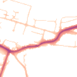 Daytime road noise heatmap for HP6 6PX