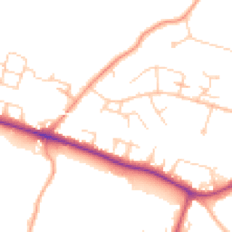 Daytime road noise heatmap for HP6 6QD