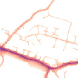 Daytime road noise heatmap for HP6 6QQ