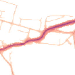 Daytime road noise heatmap for HP6 6SE