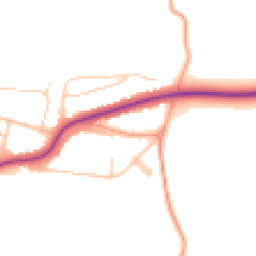 Daytime road noise heatmap for HP6 6SH