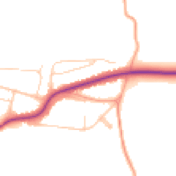 Daytime road noise heatmap for HP6 6SN