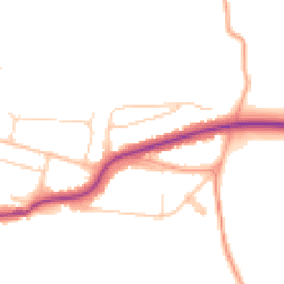 Daytime road noise heatmap for HP6 6SW