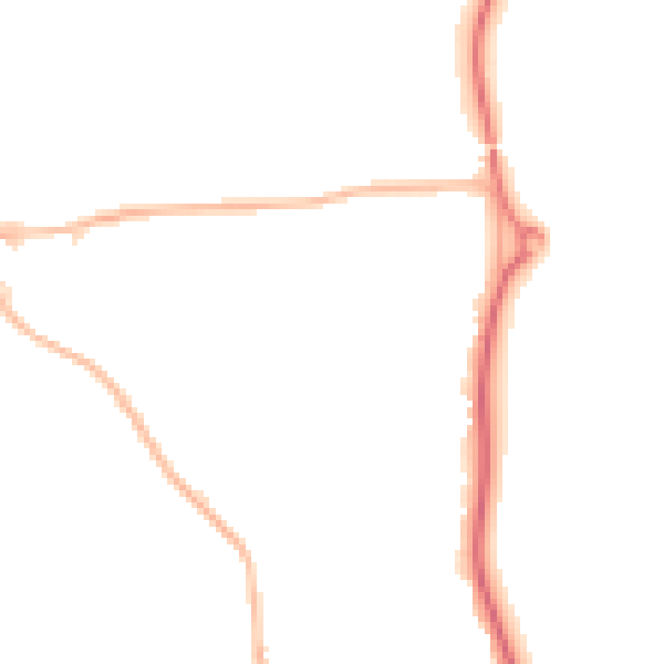 Night-time road noise heatmap for HP9 1AW