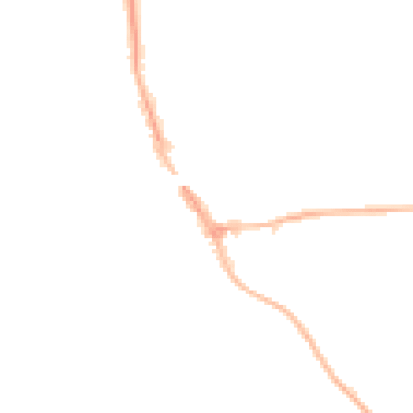 Night-time road noise heatmap for HP9 1AX