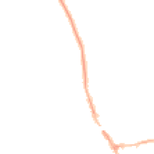 Night-time road noise heatmap for HP9 1AZ