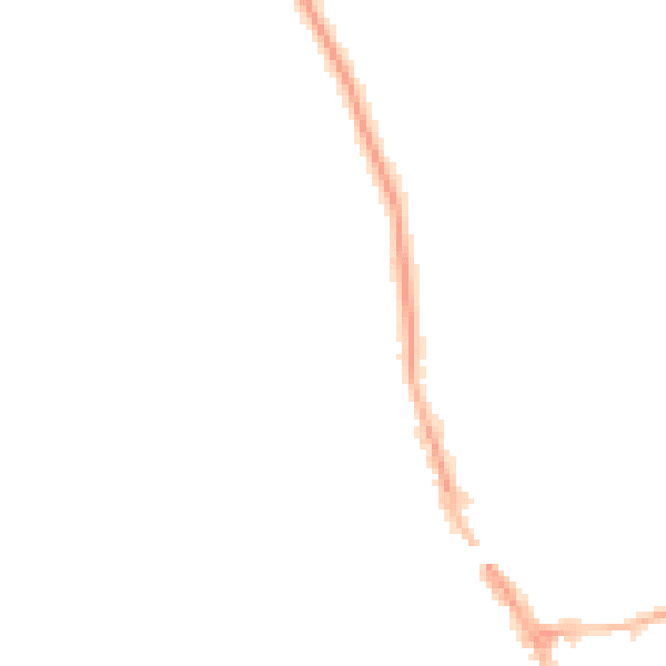 Night-time road noise heatmap for HP9 1BY