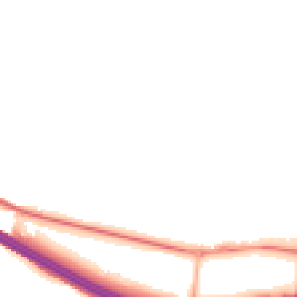 Night-time road noise heatmap for HP9 1DH