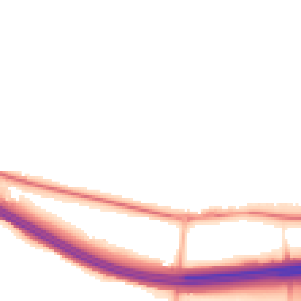 Night-time road noise heatmap for HP9 1DJ