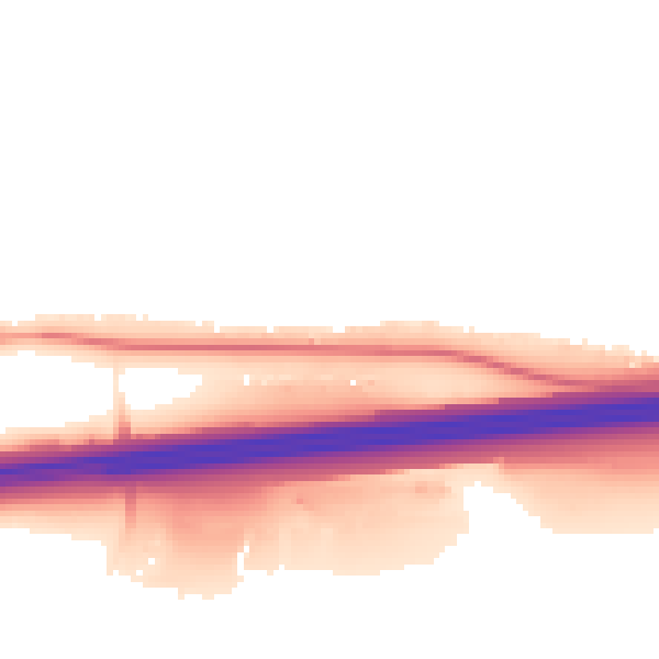 Night-time road noise heatmap for HP9 1ES