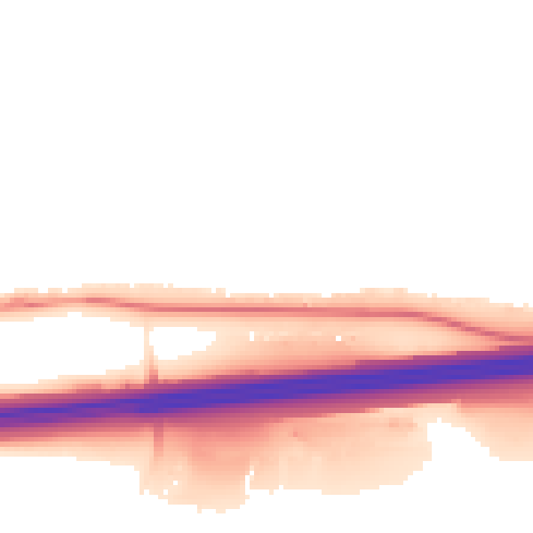 Night-time road noise heatmap for HP9 1EU