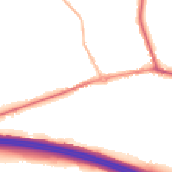 Night-time road noise heatmap for HP9 1NB
