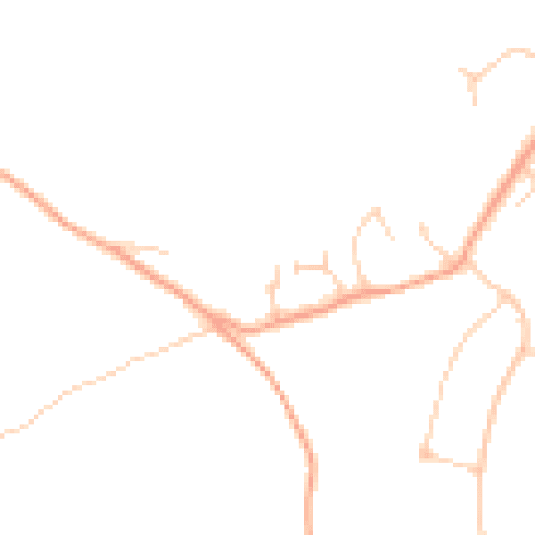 Daytime road noise heatmap for HP9 1YB