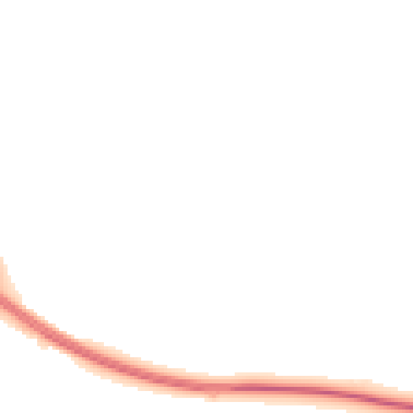 Night-time road noise heatmap for HP9 2DP