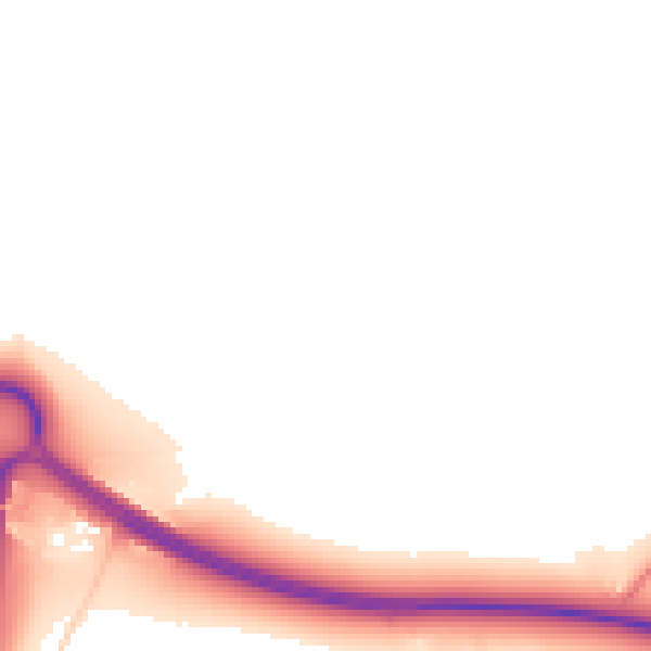 Daytime road noise heatmap for HP9 2EG