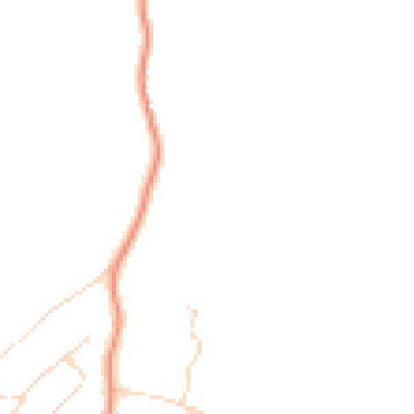 Daytime road noise heatmap for HP9 2RA