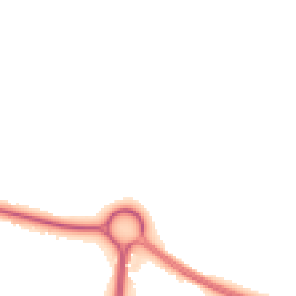 Night-time road noise heatmap for HP9 2RJ