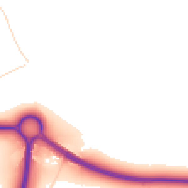 Daytime road noise heatmap for HP9 2RW
