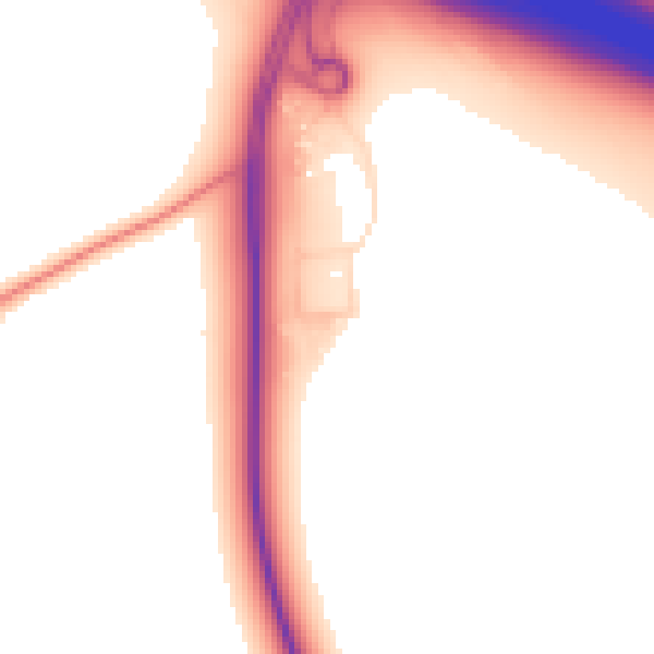 Daytime road noise heatmap for HP9 2SE