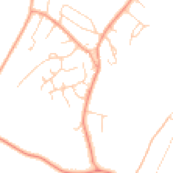 Daytime road noise heatmap for HP9 2SL