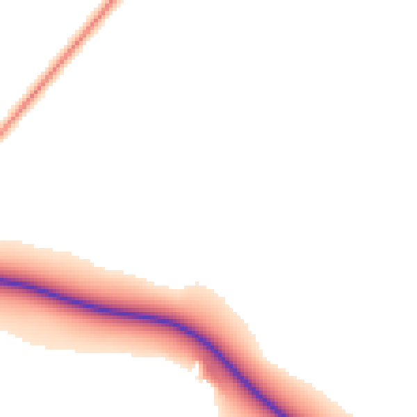 Daytime road noise heatmap for HP9 2XD