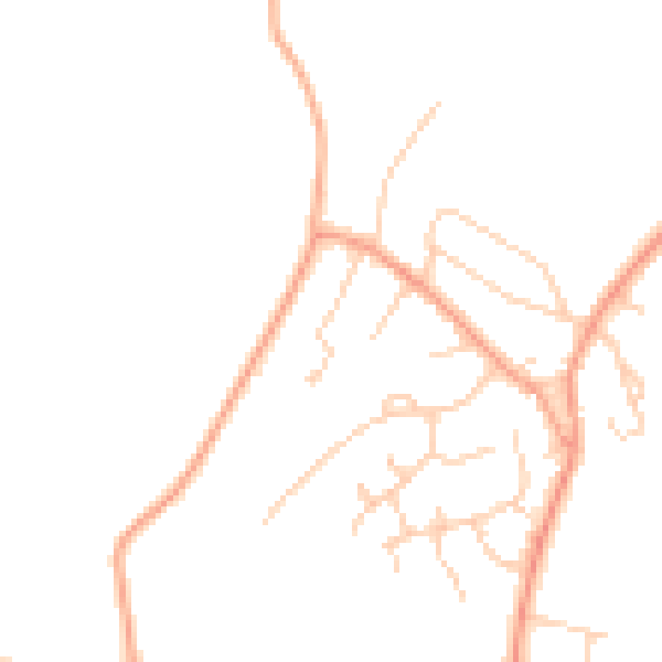 Daytime road noise heatmap for HP9 2XJ