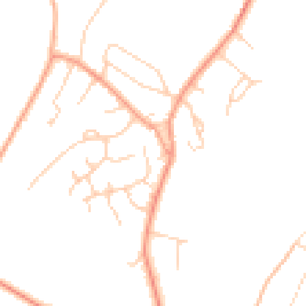 Daytime road noise heatmap for HP9 2YB