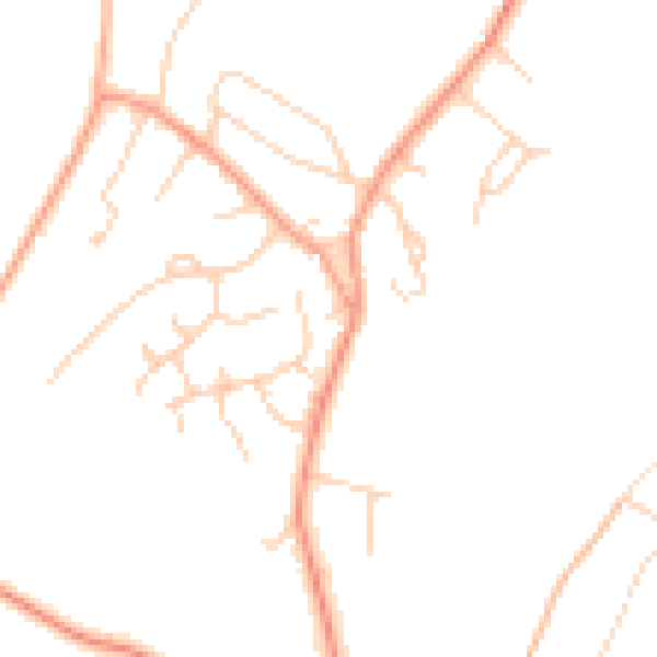 Daytime road noise heatmap for HP9 2YD