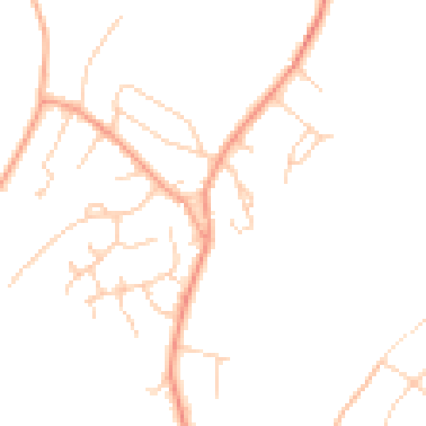 Daytime road noise heatmap for HP9 2YG
