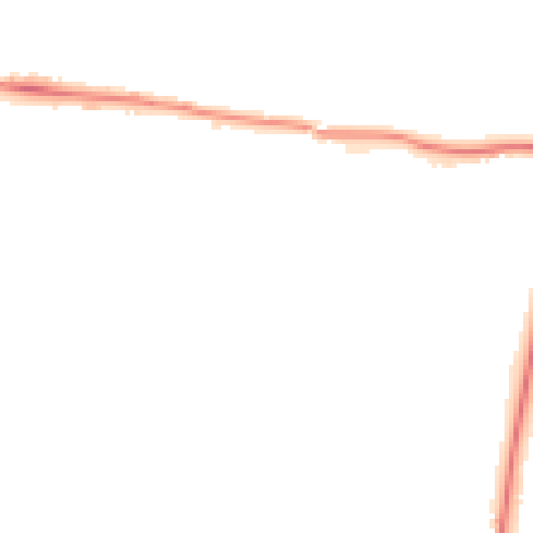 Night-time road noise heatmap for HR1 1AL
