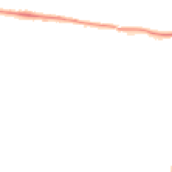 Night-time road noise heatmap for HR1 1AP